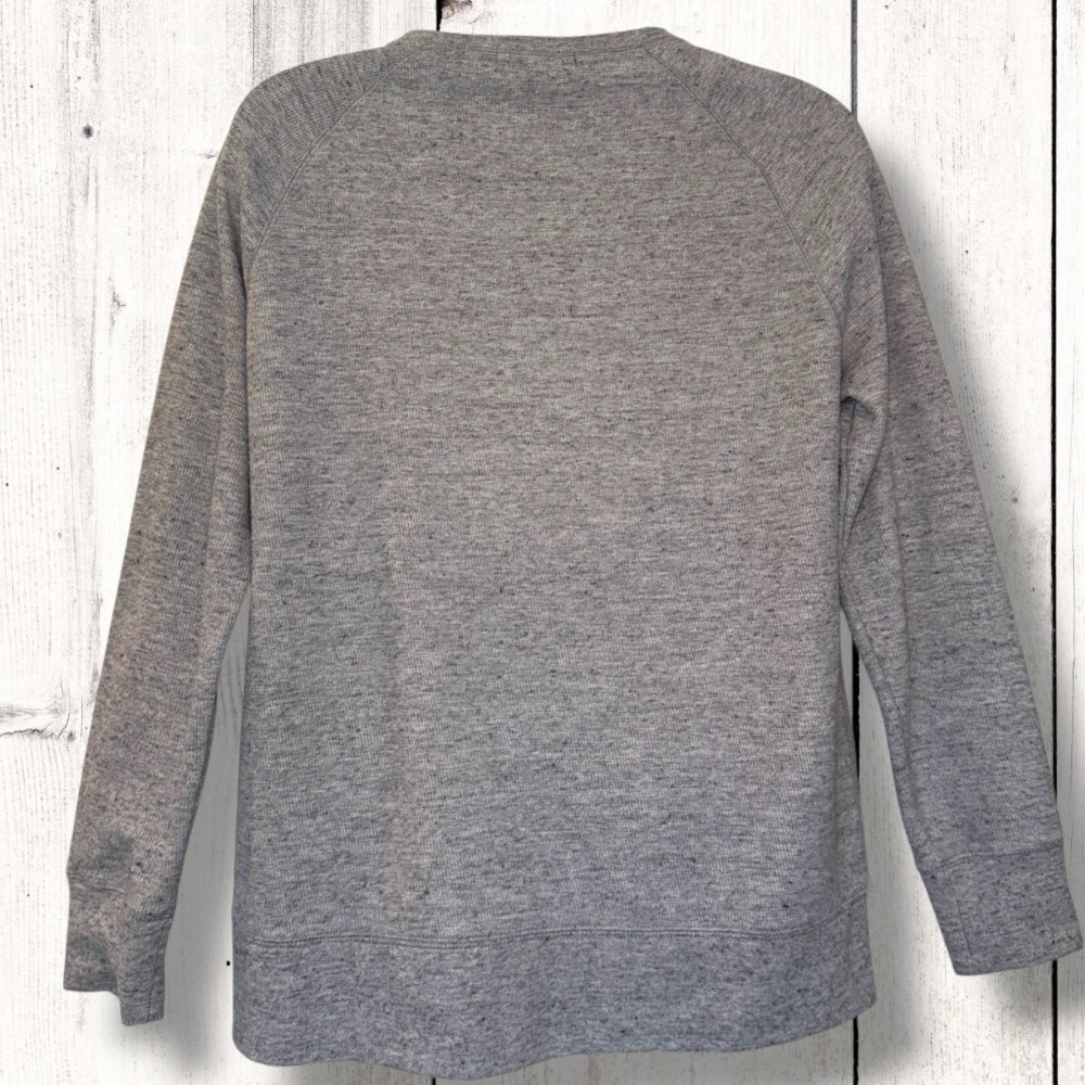 Banana Republic Men’s Heather Gray Pullover Sweatshirt Sweater Size M - Picture 4 of 7